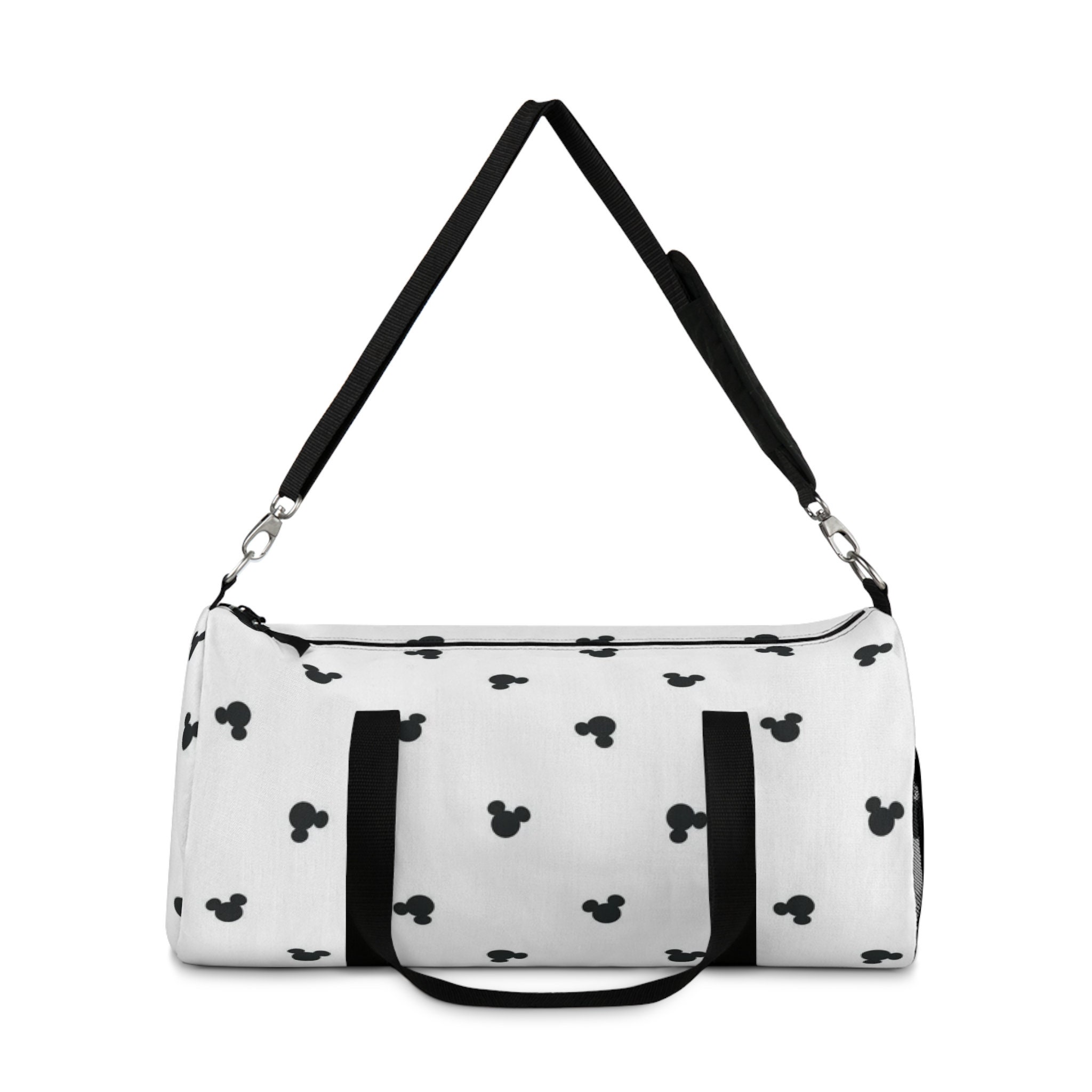 Discover Disney White and Black Mickey Mouse Duffel Bag