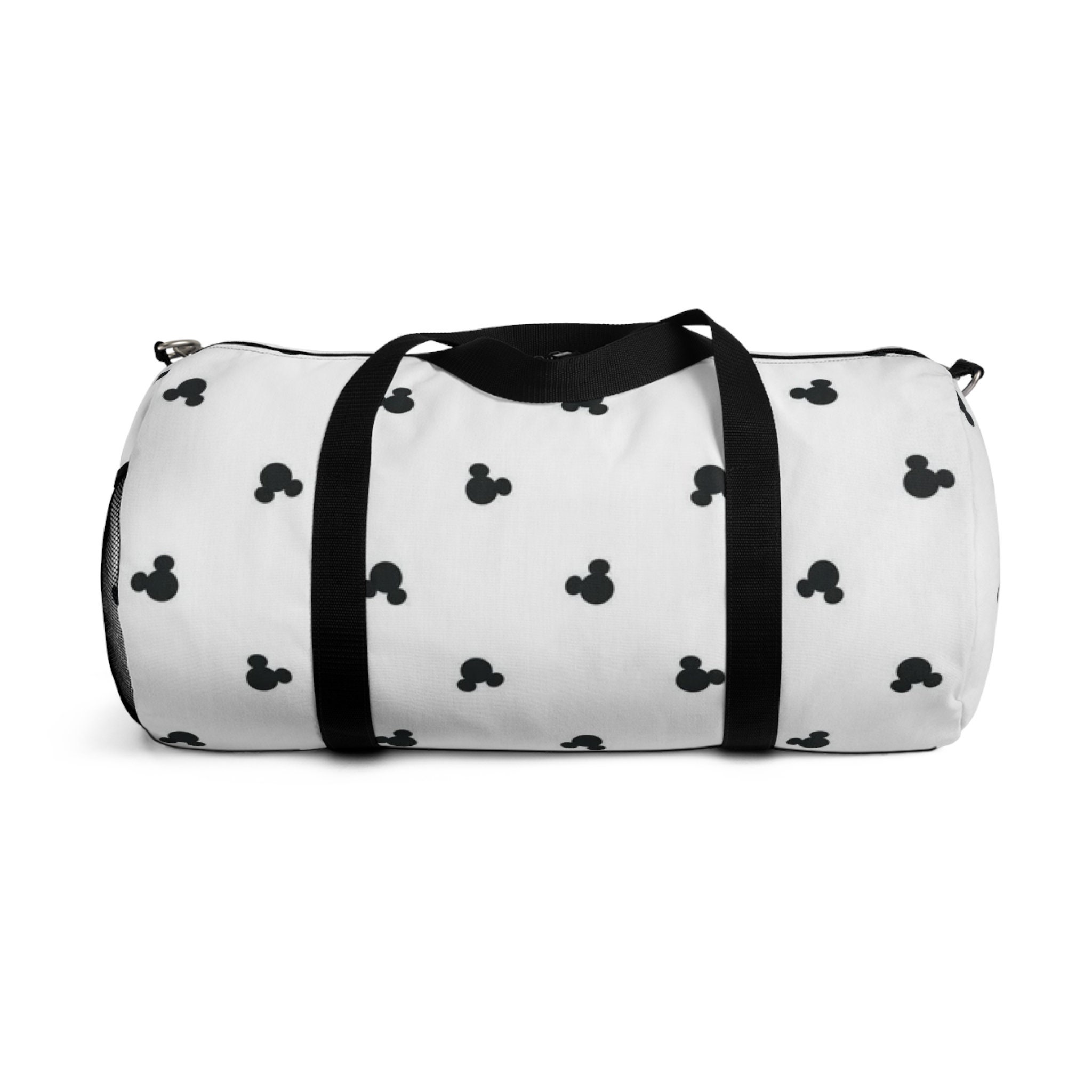 Discover Disney White and Black Mickey Mouse Duffel Bag