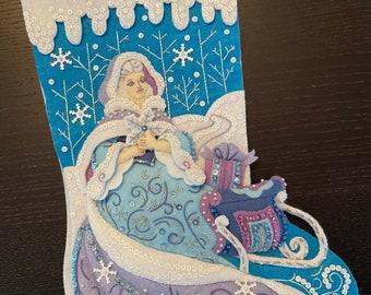 Winter Magic Bucilla Felt Stocking