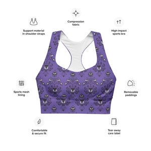 Haunted Mansion Longline sports bra