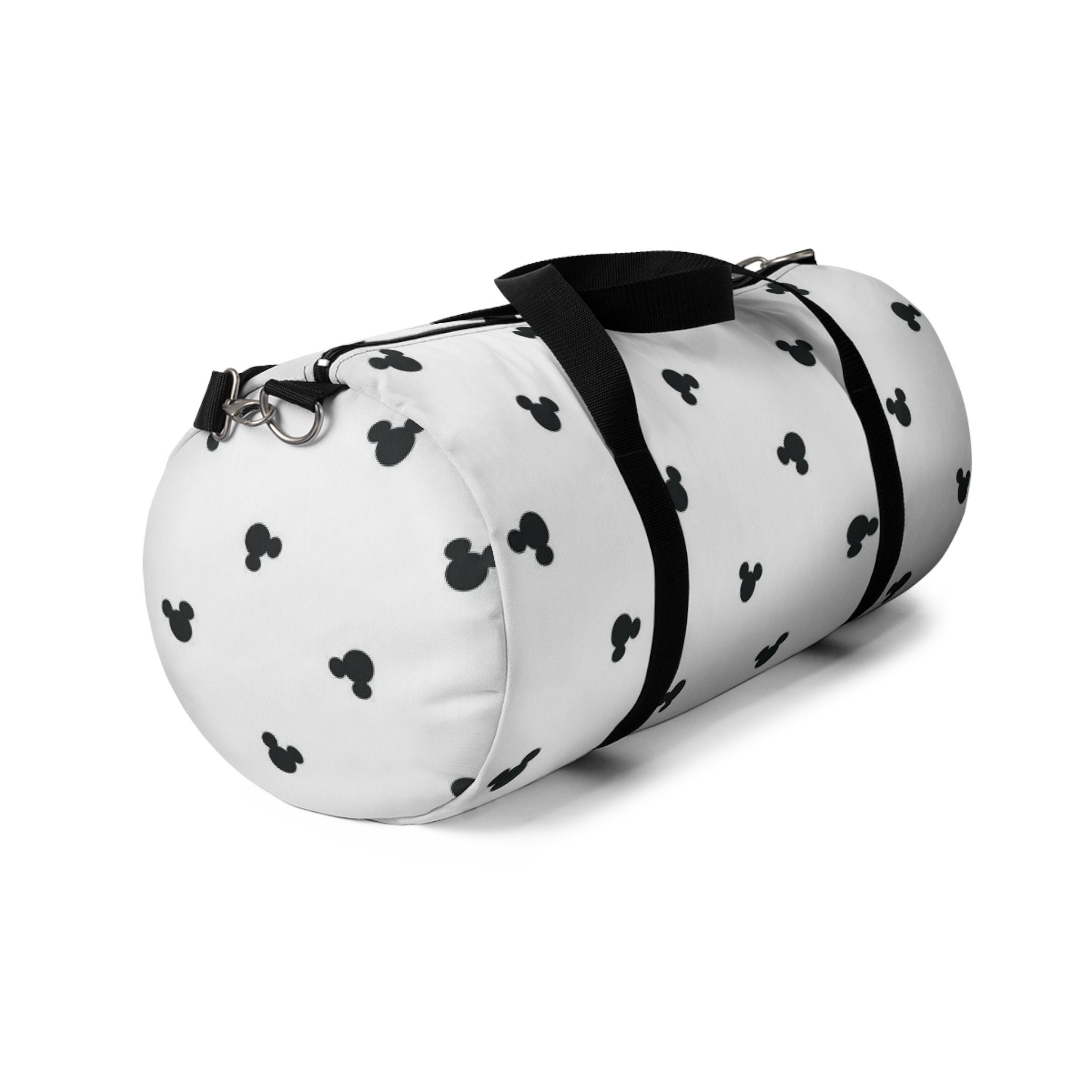 Discover Disney White and Black Mickey Mouse Duffel Bag