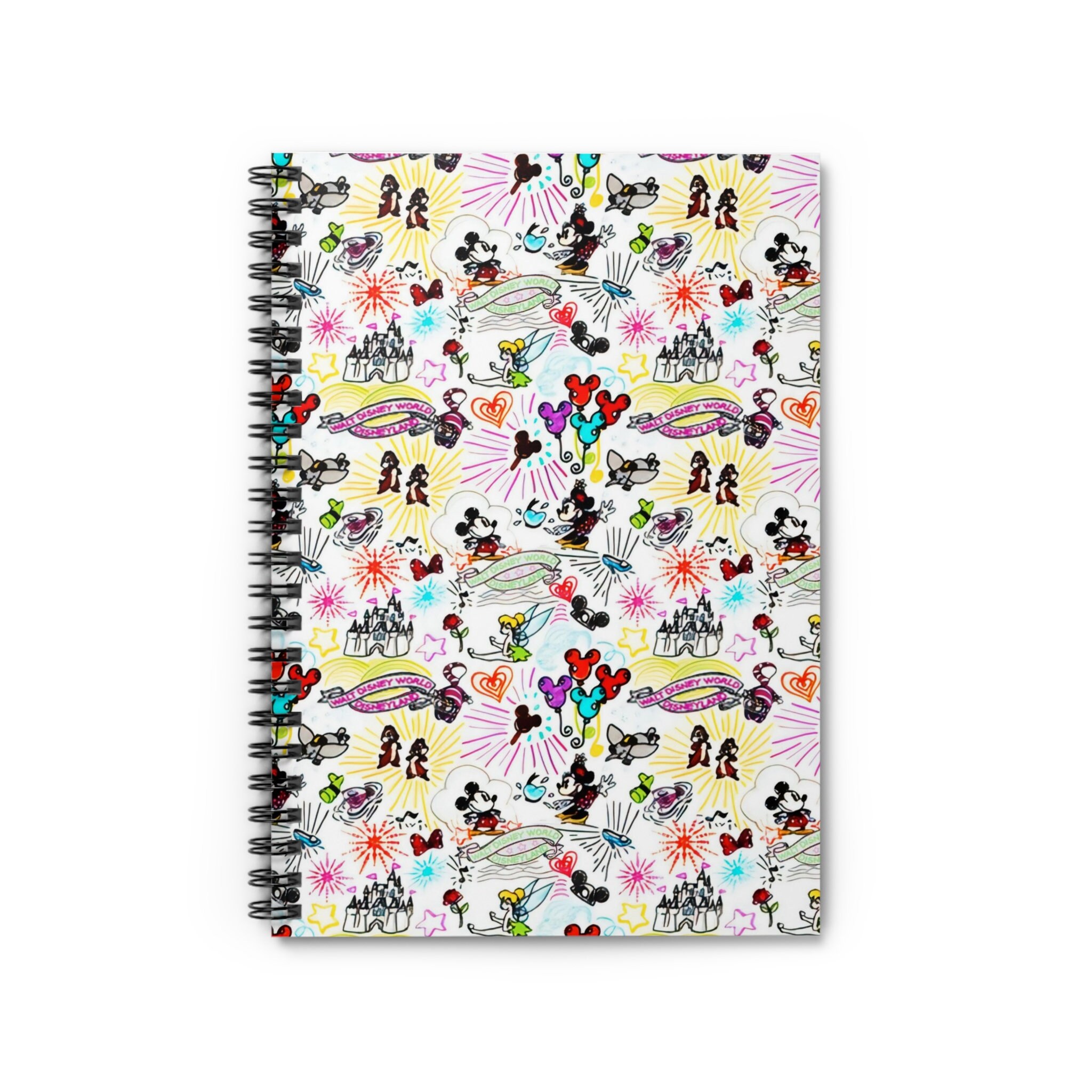 Disney Parks Spiral Notebook Ruled Line Etsy