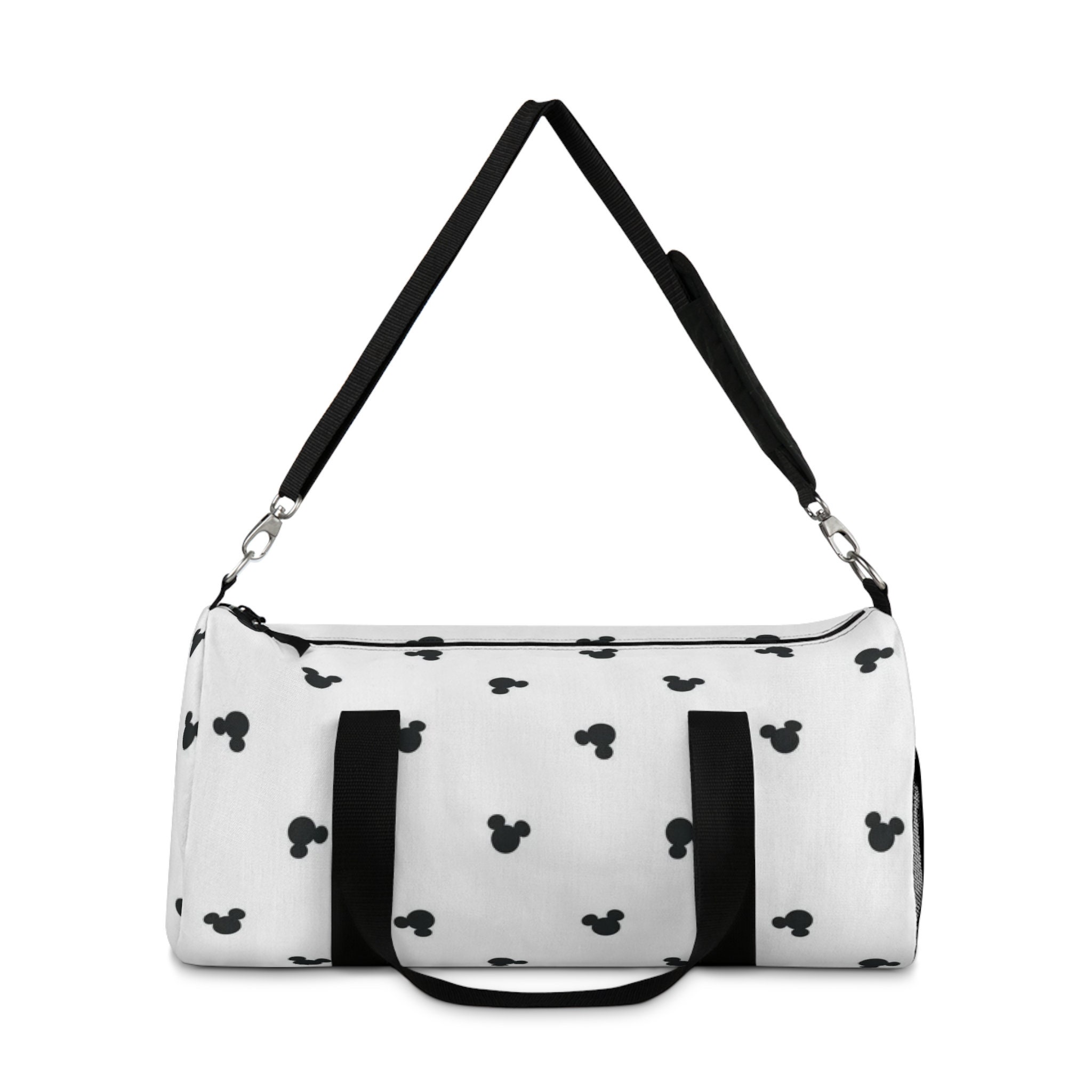 Discover Disney White and Black Mickey Mouse Duffel Bag