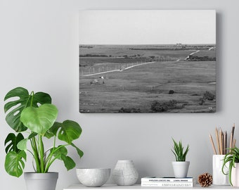 Country Road Across Kansas Prairie Wall Art