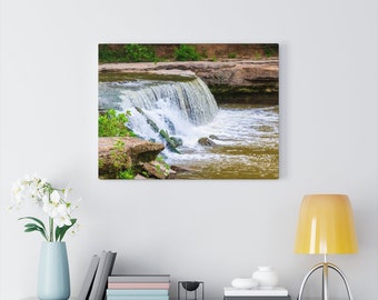 Kansas Waterfall Canvas Print