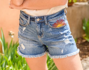 Judy Blue Shorts - Etsy