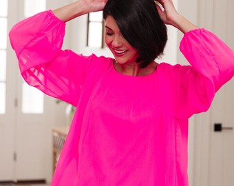 women's plus size pink blouse