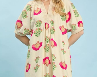 Vestido de verano Golden Hour Garden Mini Dress