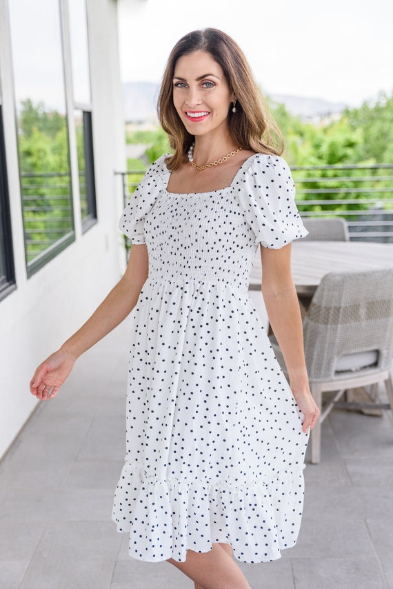 White sunday cheap dress