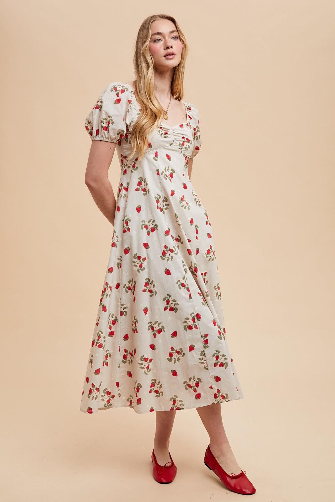 fitted lace wedding dress Strawberry maxi dress