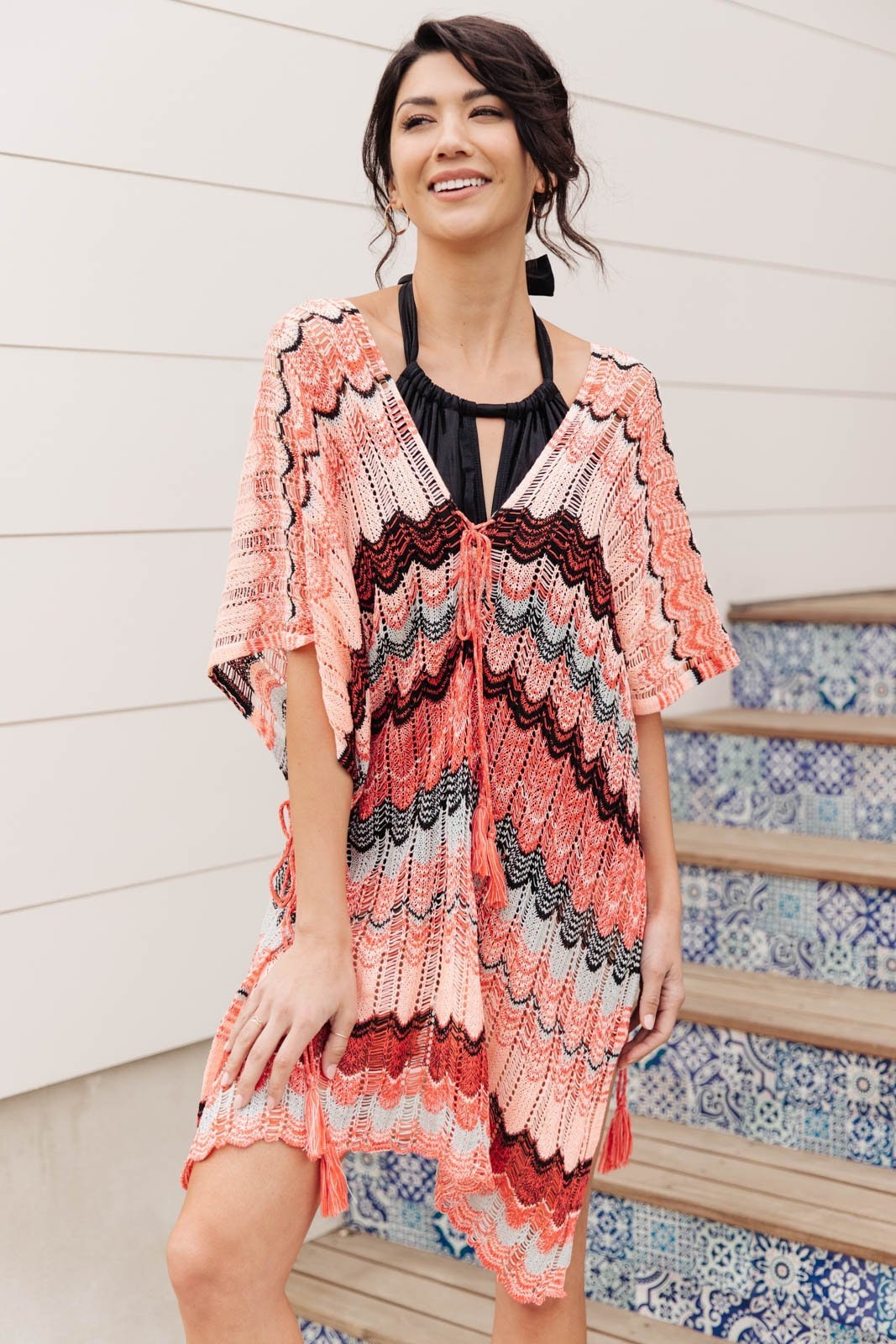 Under Cover Swim Coverup In Coral Womens Swimsuit Coverup Etsy