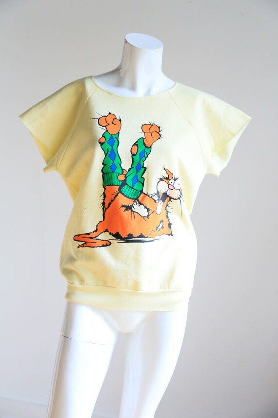 Funny Exercise Cat Gym Shirt | Funny Cartoon Cat T