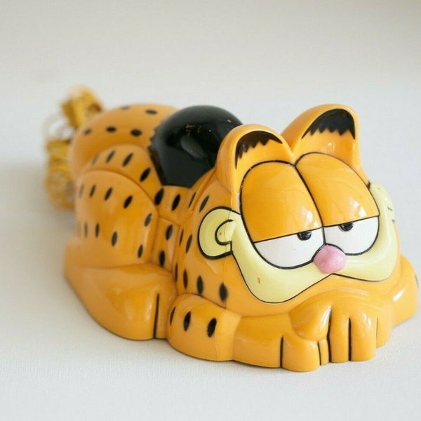 Garfield Vintage Touchtone Corded Land Line Phone Telephone Coin Bank? | Cartoon Cat Shaped Novelty Vintage Phone | Cat Lover Phone