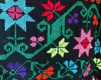 ヴィンテージ カラフル 刺繍 ポンチョ ケープ - Etsy 日本