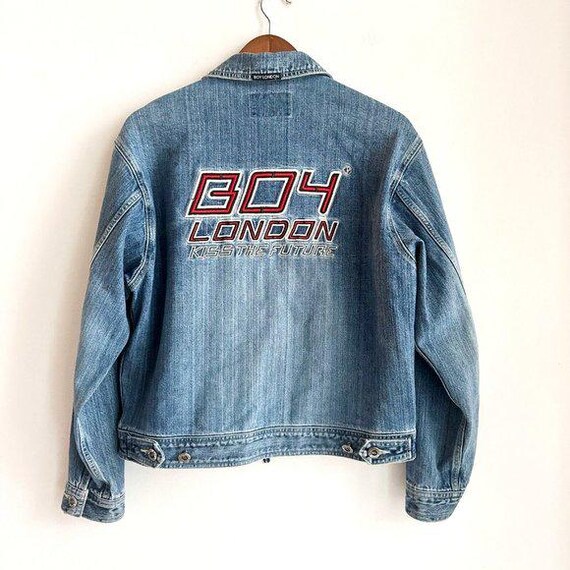 boy london 80s-90s ノースリーブのショートデニムジャケット boy london 80s-90s ノースリーブのショートデニムジャケット