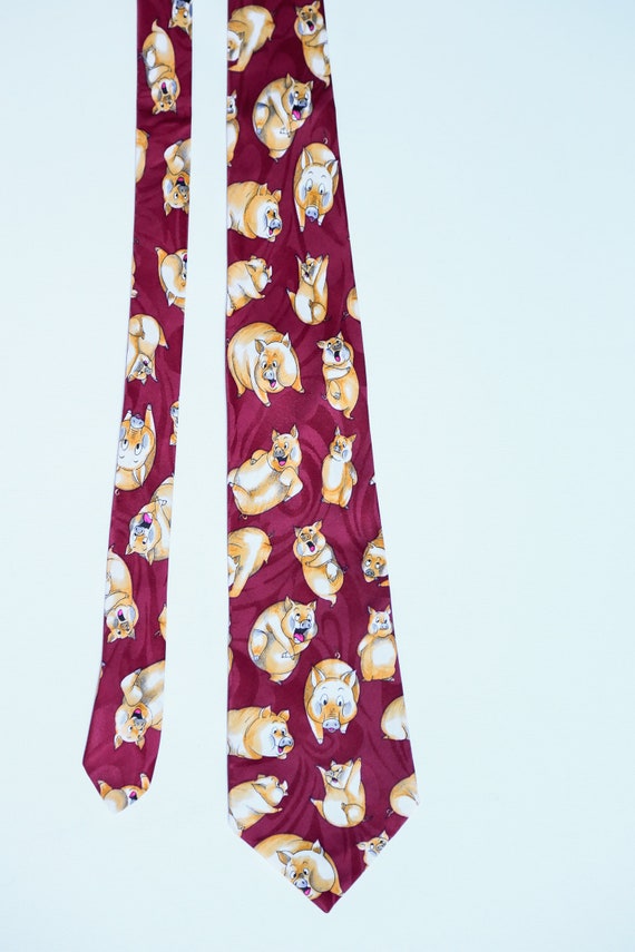 Cartoon Pig Tie | Anthropomorphic Pig Hog | Laugh… - image 4