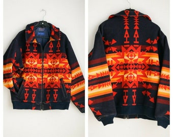 pendleton fuzzy zip jacket