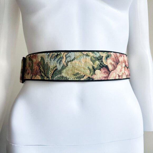 Vintage Tapestry Couch Print Grandma Style Belt Vintage Tapestry Couch Print Grandma Style Belt - Etsy main image 3