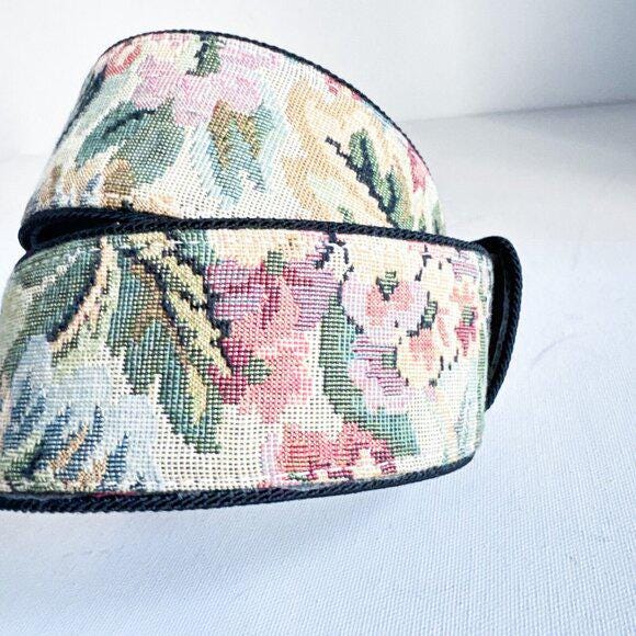 Vintage Tapestry Couch Print Grandma Style Belt - Etsy