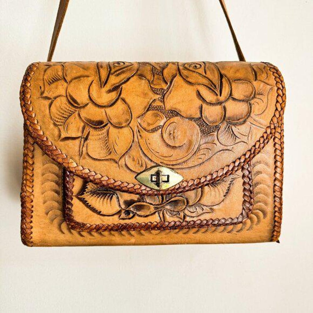 Fame Intricate Cutout Motif Leather Shoulder Bag main image 1