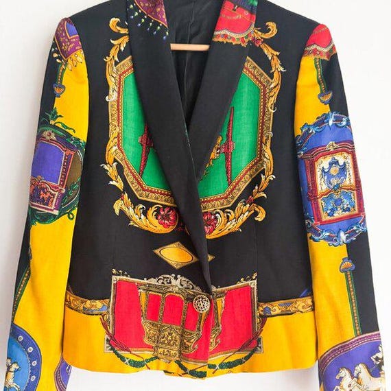 A8686/ビンテージ 80s 極美品 春夏 GIANNI VERSACE A8686/ビンテージ 80s 極美品 春夏 GIANNI VERSACE トップス