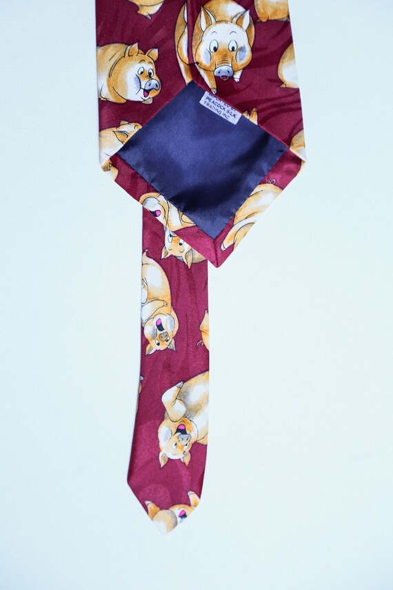 Cartoon Pig Tie | Anthropomorphic Pig Hog | Laugh… - image 7