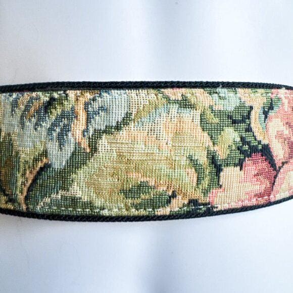Vintage Tapestry Couch Print Grandma Style Belt - Etsy display picture 2
