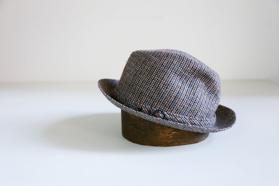 Fine Plaid Wool Mens Fedora Hat | Made in East Ge