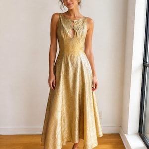 Lame Gold Dress - Etsy