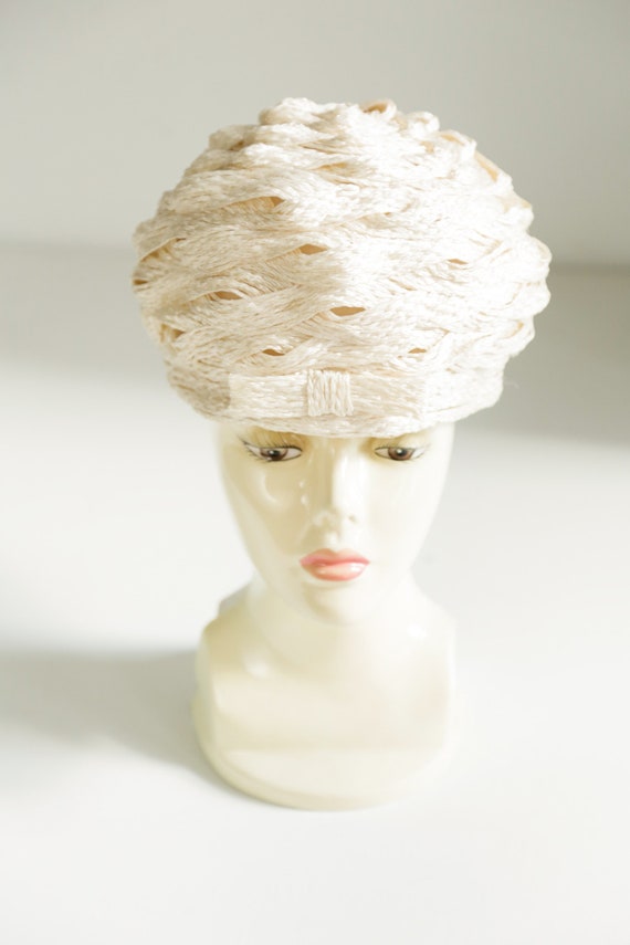 Woven Turban Style Ladies Hat | 1940s Turban Ladi