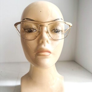 Cat Eye Gold Tone Glasses - Etsy display picture 3