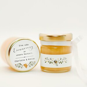 Organic honey party favors Bioland personalized place card wedding Communion Confirmation Thank you Basic price 65.56 euros/1kg image 8