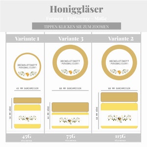 Bio Honig Gastgeschenke Bioland personalisiert Tischkarte Hochzeit Kommunion Konfirmation Danke Grundpreis 65,56Euro/1kg Bild 5