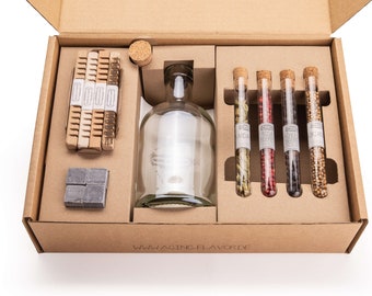 AGING & FLAVOR Gin Gift Set - Affina individualmente il gin in sole 24 ore