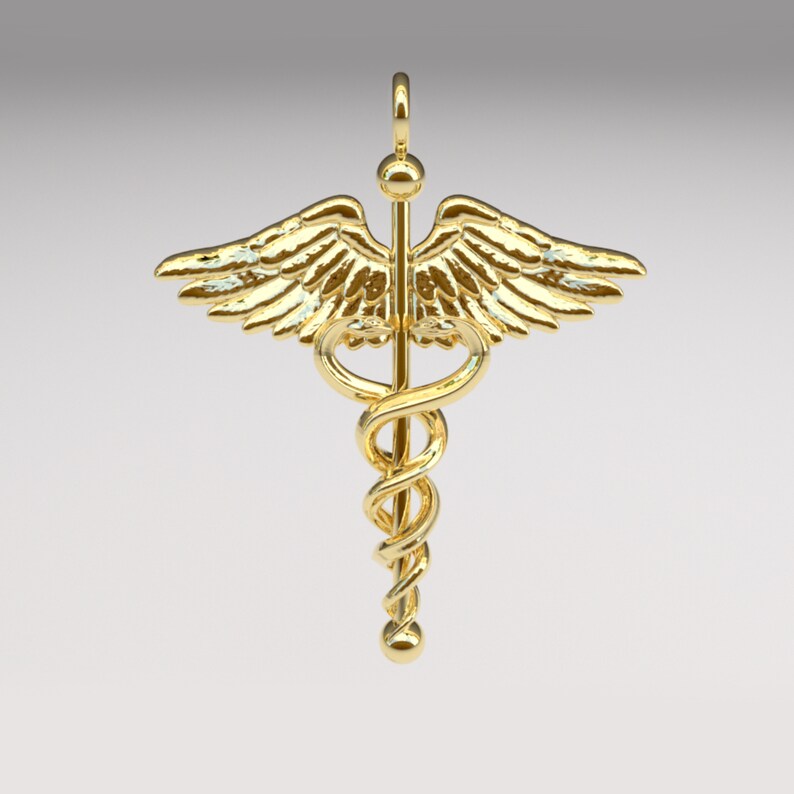 Medical Symbol Caduceus Pendant, Greek Mythology, Doctors, Registered ...