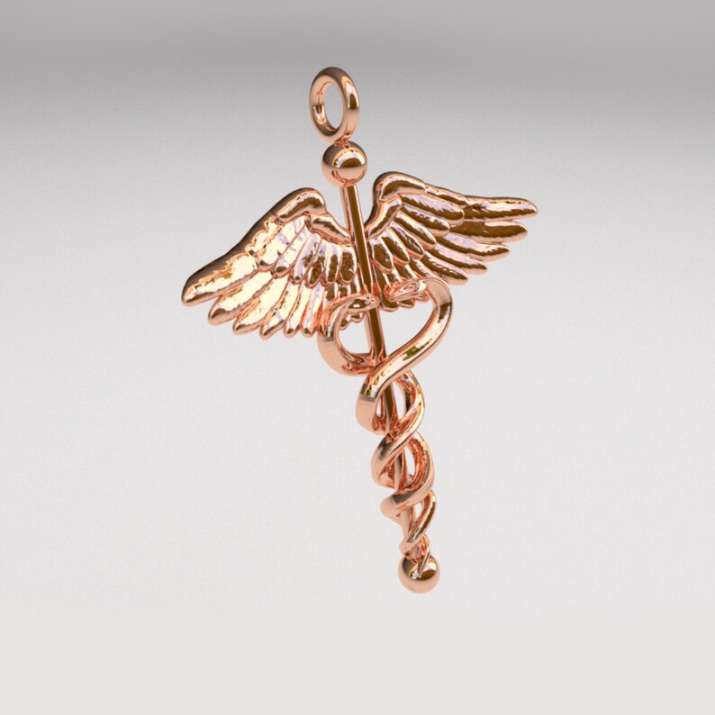 Medical Symbol Caduceus Pendant, Greek Mythology, Doctors, Registered ...