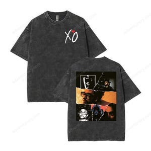 The Weeknd Vintage Shirt, Hip Hop Style XO Albums Print, The Weeknd Tour shirt