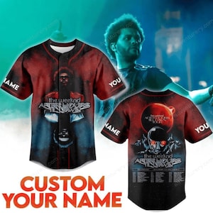 The Weeknd Music Jersey, Custom Baseball Shirt for True Fans of Hurry Up Tomorrow