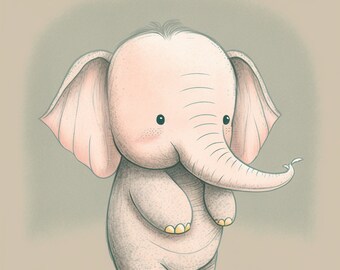 PRINTABLE Baby Animal Prints for Nursery Wall Art Nursery Decor Animals ...