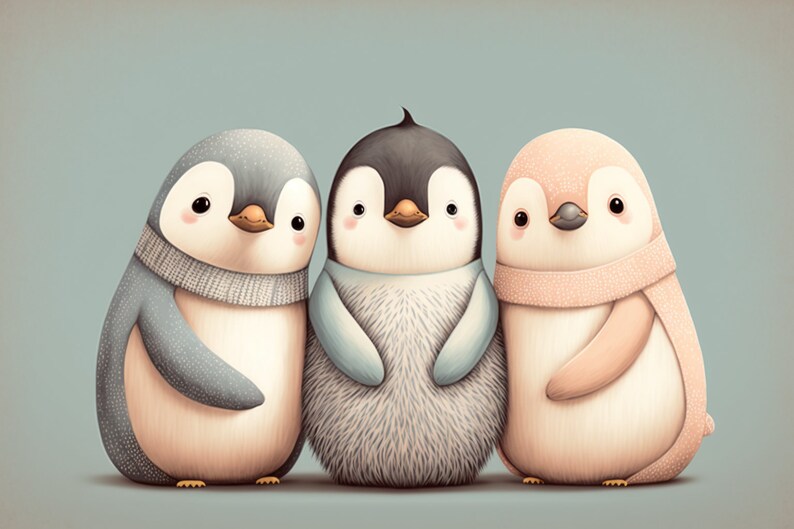 PRINTABLE Baby Animal Prints for Nursery Wall Art Nursery Decor Animals