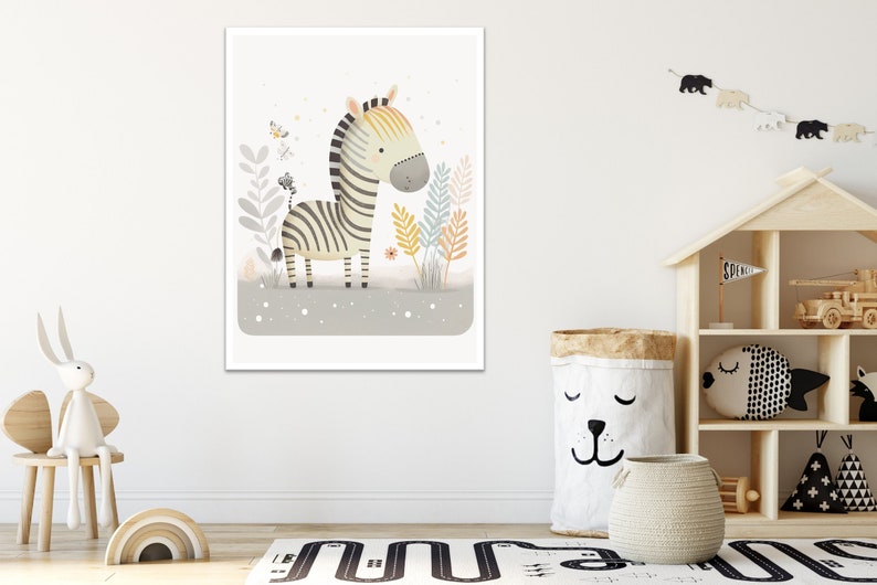 PRINTABLE Baby Animal Prints for Nursery Wall Art Nursery Decor Animals