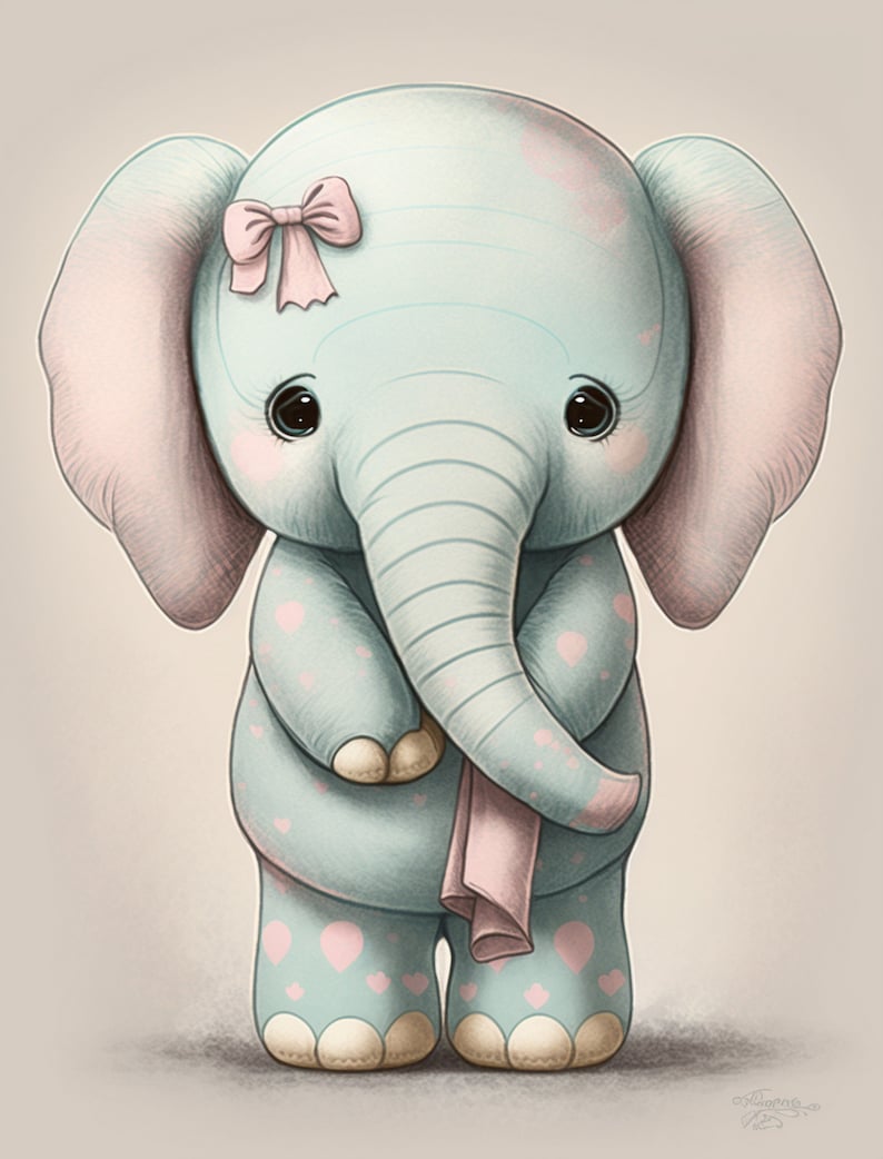 PRINTABLE Baby Animal Prints for Nursery Wall Art Nursery Decor Animals