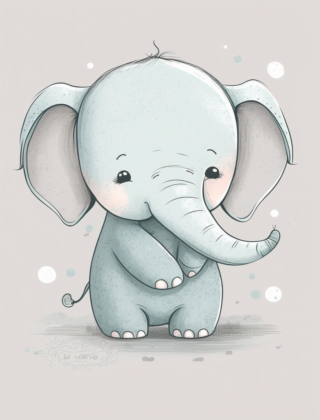 PRINTABLE Baby Animal Prints for Nursery Wall Art Nursery Decor Animals ...