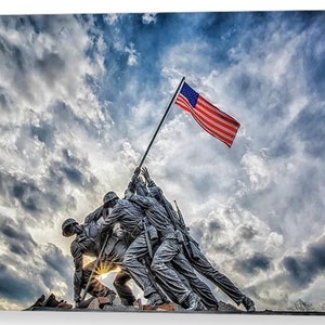 Iwo Jima Memorial Canvas Print
