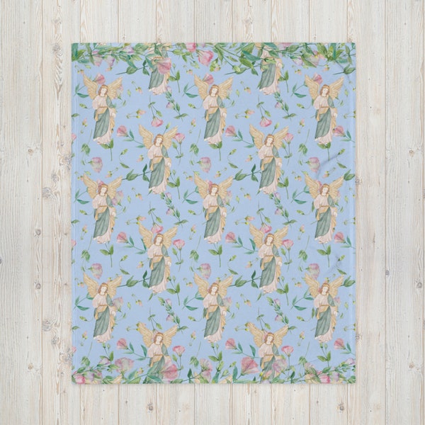 Blanket With Angels Etsy