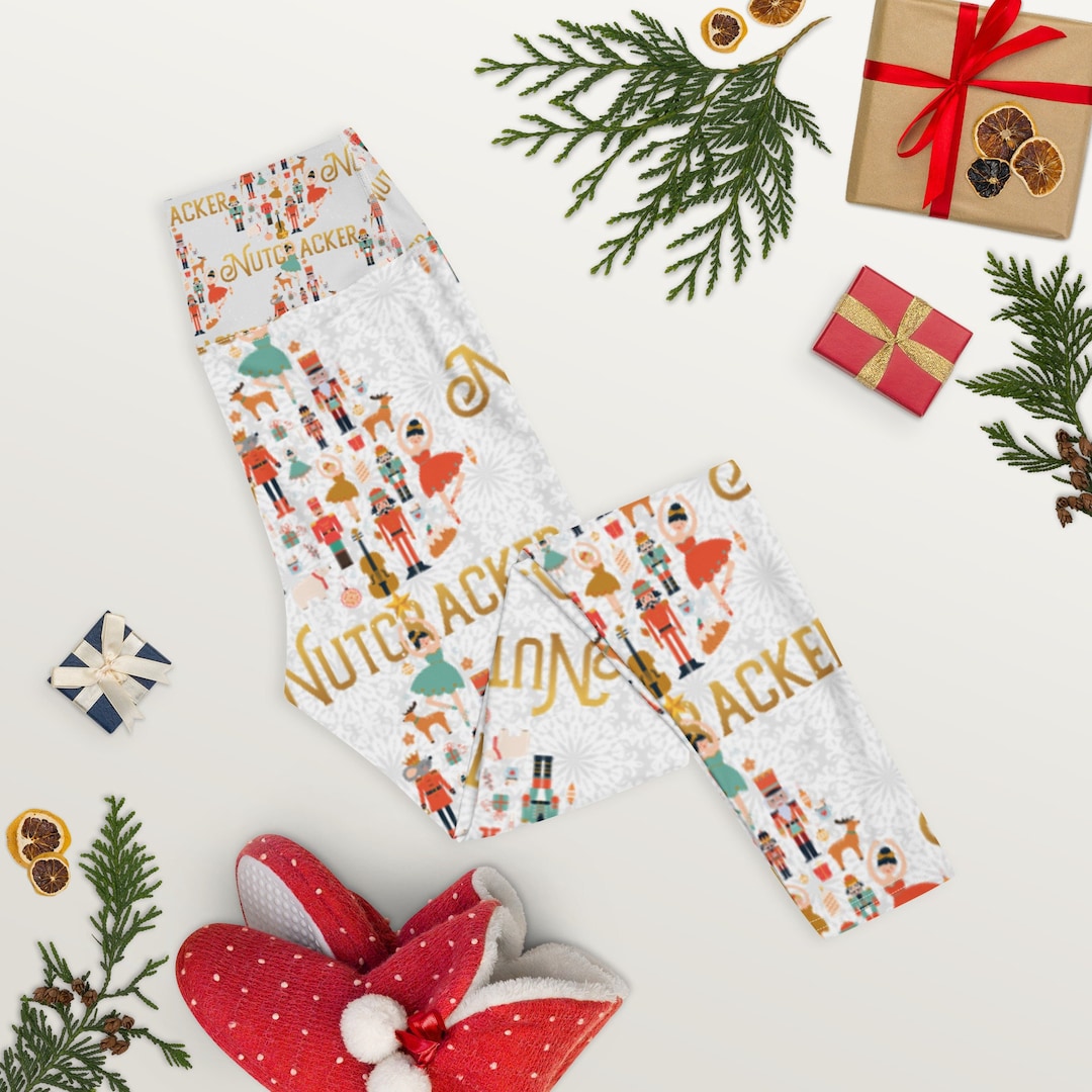 Nutcracker Christmas Ballet Yoga Leggings Etsy