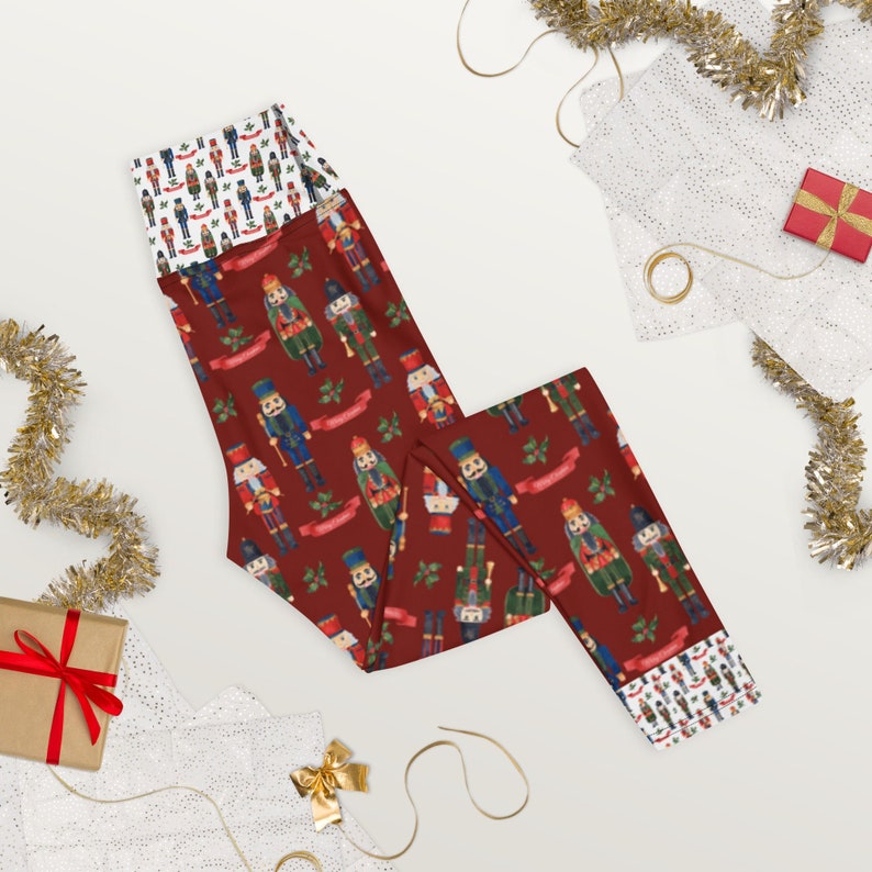 Nutcracker Yoga Leggings, Christmas Dancewear, Women, Girls Etsy