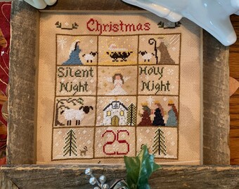 PDF, Holy Christmas  Pattern Chart,  Holy Family, Christmas,Cross Stitch Pattern, Merry Christmas, Inspirational Pattern, PDF