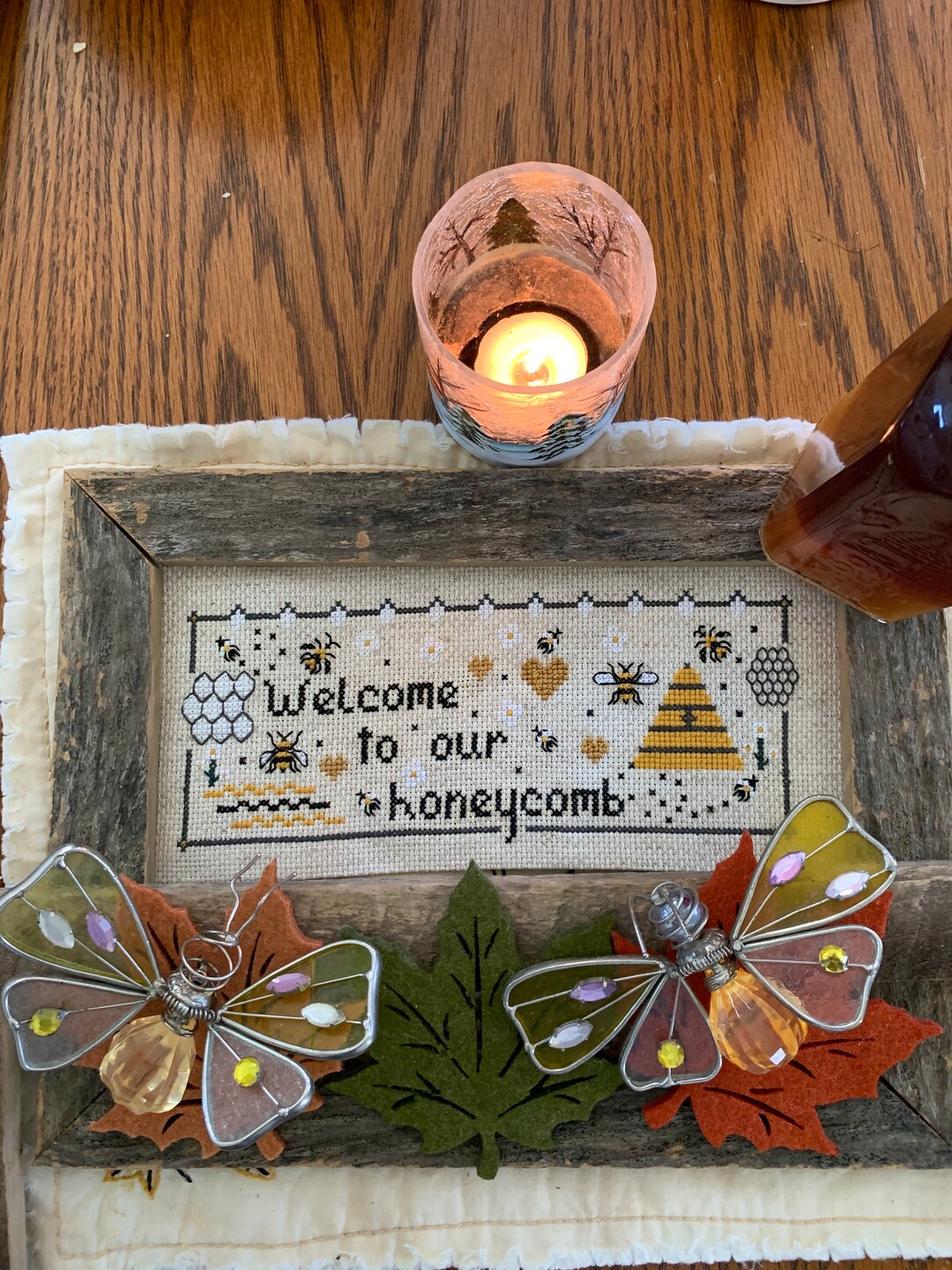 Pdfbees to Our Cross Stitch Pattern Bees Etsy