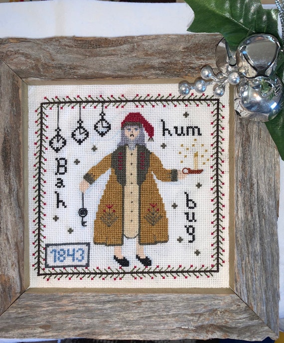 PDF, Scrooge 'A Christmas Carol' Cross Stitch Pattern